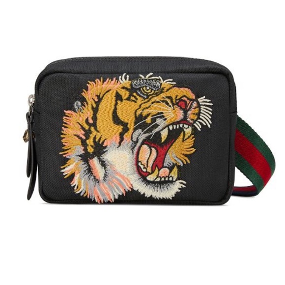gucci messenger bag with tiger
